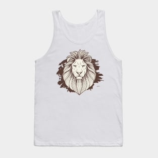 Lion Face Tank Top